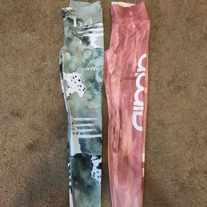 Aim’n print compression leggings XS 2 pairs